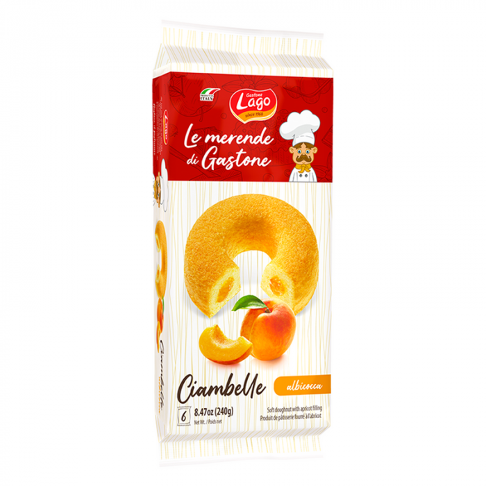 Elledi Lago Ciambelle Albicocca 6x40g [1]