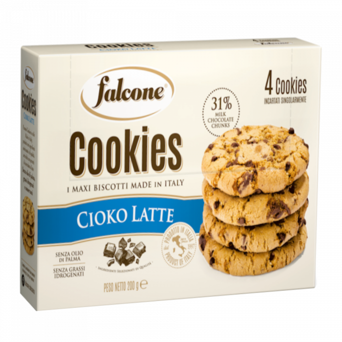 Falcone Cookies Cioko Latte 4x50g [1]