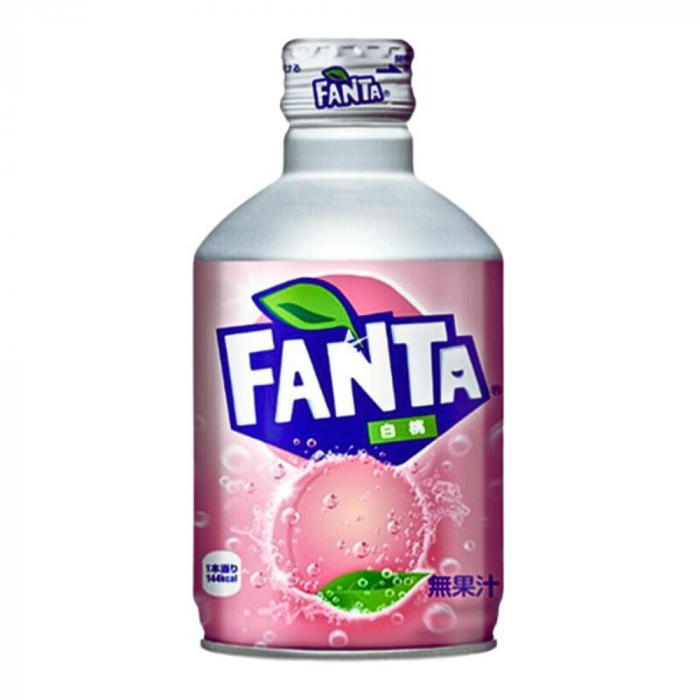 Fanta White Peach Aluminium Bottle JPN 300ml [1]