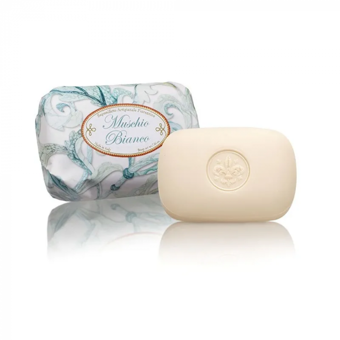 Fiorentino Saponetta Artigianale Muschio Bianco 200g [1]