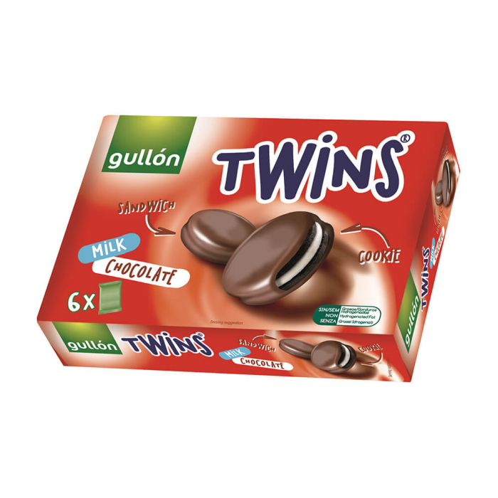 Gullon Twins Milk Chocolate 252g [1]