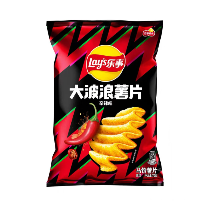 Lay's Big Wave Spicy Strip CHN 70g [1]