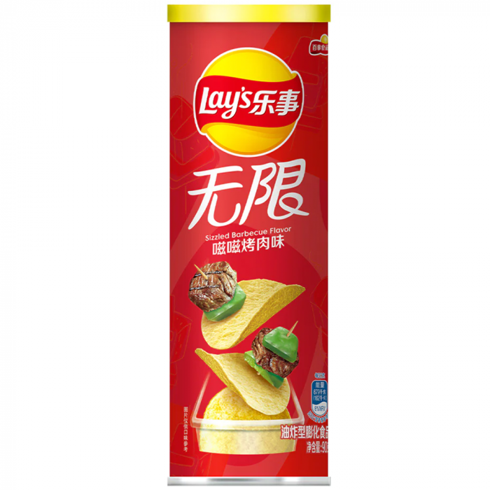 Lay's Stax Sizzled BBQ CHN 90g [1]
