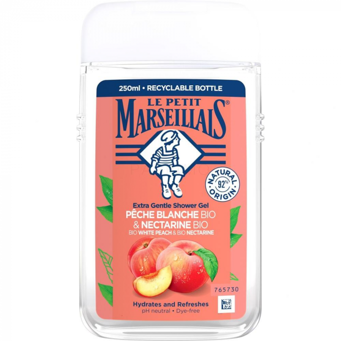 Le Petit Marseillais Gel Douche Peche Blanc & Nectarine FR 250ml [1]