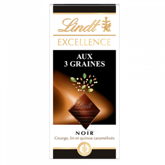 Lindt Noir aux 3 Graines FR 100g [1]