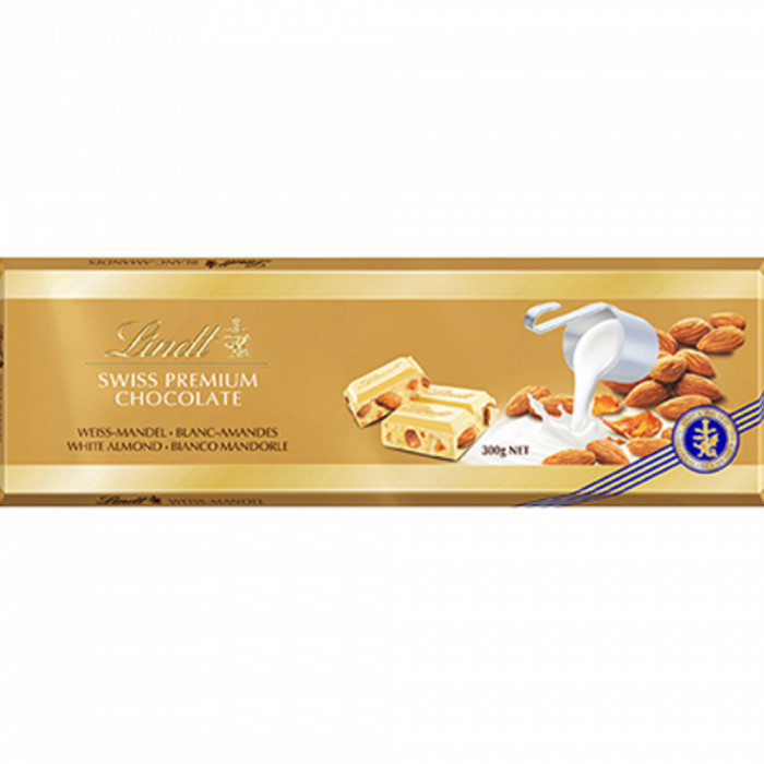Lindt Swiss Premium Blanc Amandes FR 300g [1]