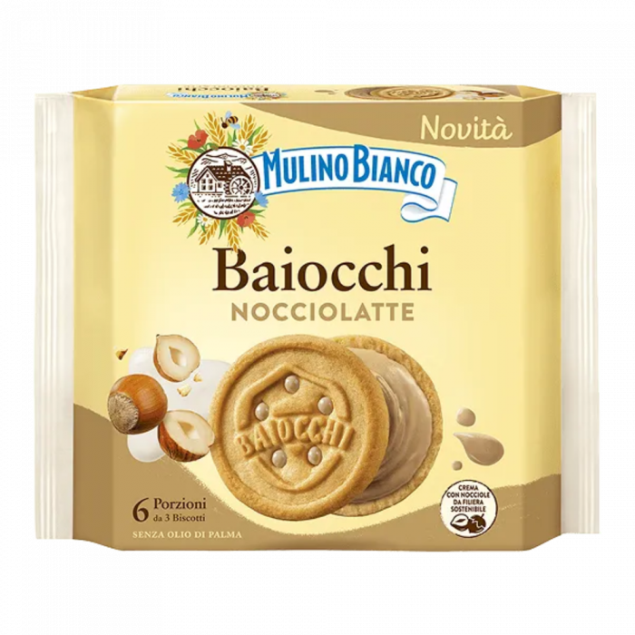 Mulino Bianco Baiocchi Nocciolatte 168g [1]