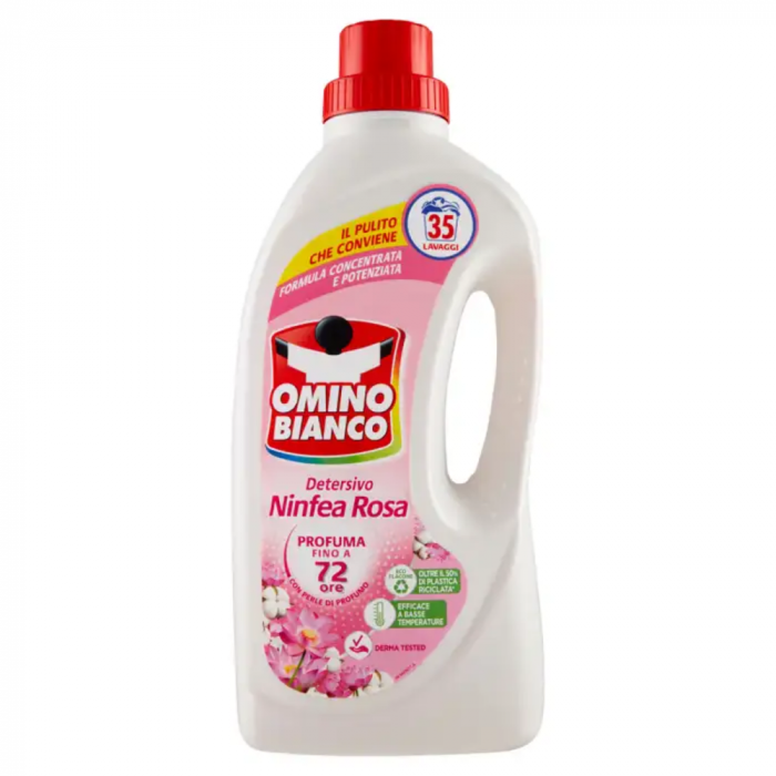 Omino Bianco Lavatrice Ninfea Rosa 30/35 spalari [1]