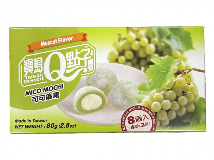 Q Brand Mochi Cacao Green Muscat TWN 80g [1]