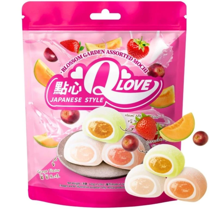 QLove Blossom Garden Assorted Mixed Mochi TWN 120g [1]