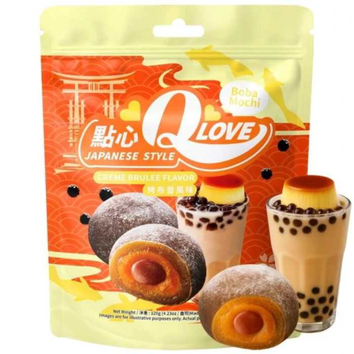 QLove Boba Creme Brulee Mochi TWN 120g [1]