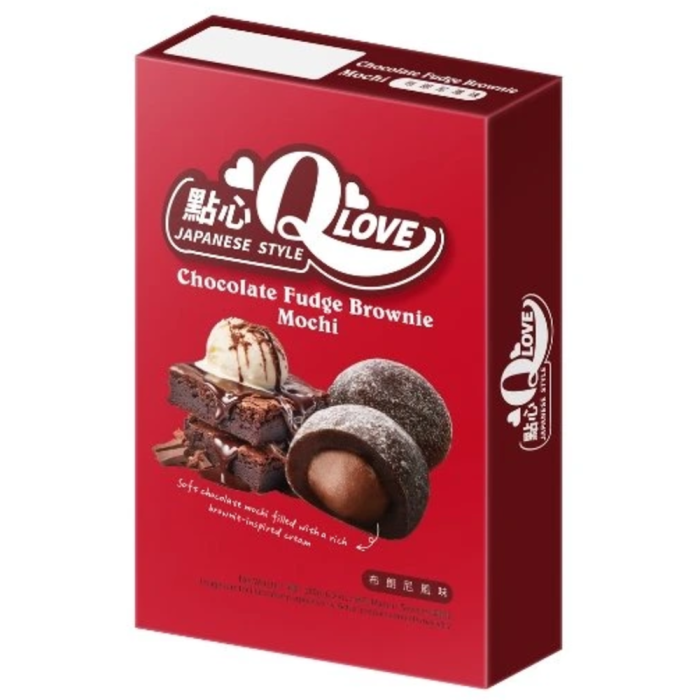 QLove Chocolate Fudge Brownie Deluxe Mochi TWN 180g [1]
