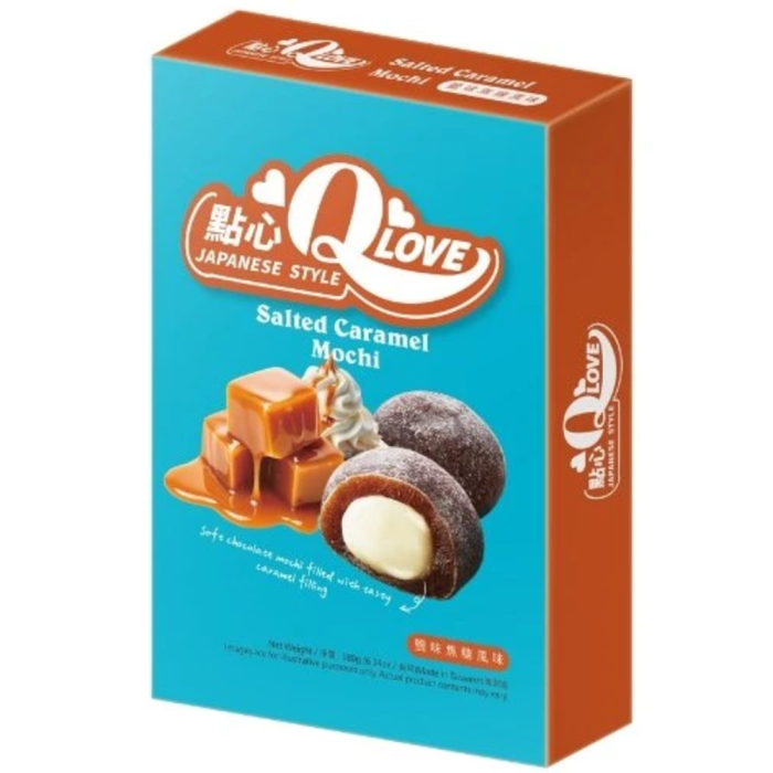 QLove Salted Caramel Deluxe Mochi TWN 180g [1]