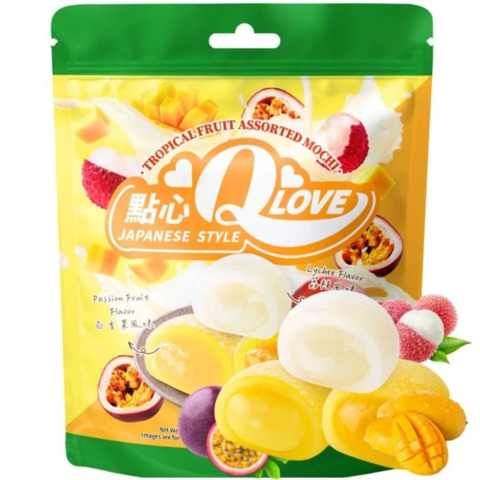 QLove Tropical Fruit Assorted Mochi TWN 120g [1]