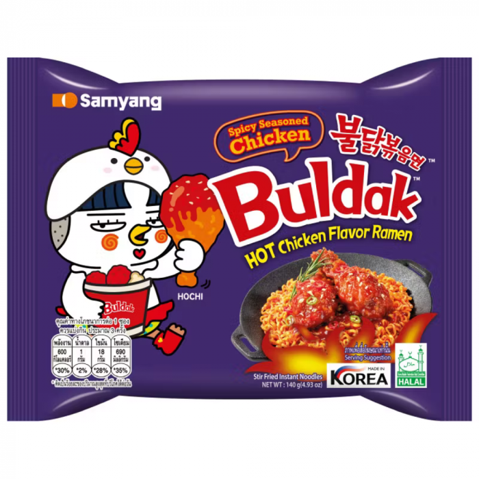 Samyang Buldak Ramen Spicy Seasoned Chicken (Chinese Edition) KOR 140g [1]