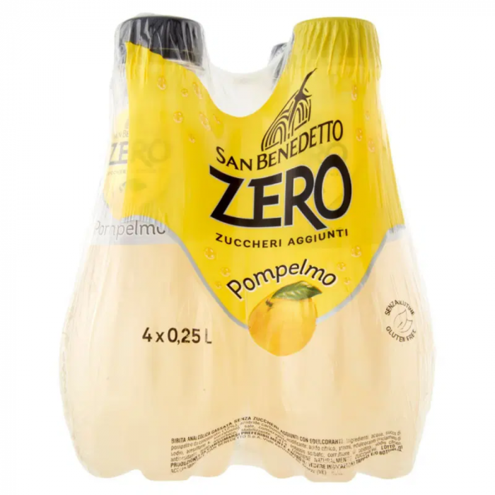 San Benedetto Zero Pompelmo 4x250ml [1]