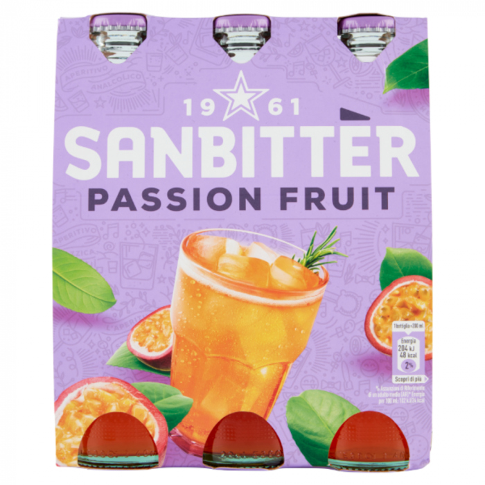 San Pellegrino Sanbitter Passion Fruit 3x200ml [1]