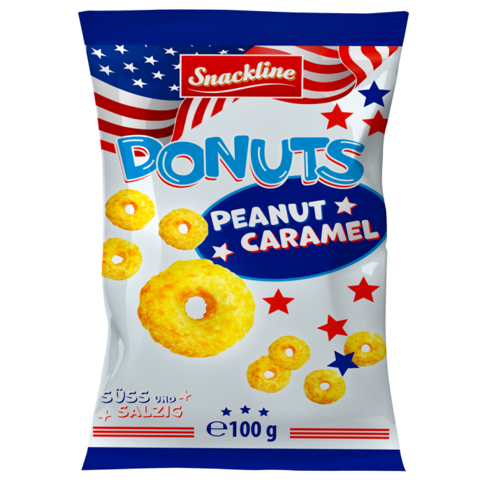 Snackline Donuts Peanut Caramel 100g [1]