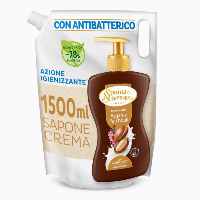 Spuma di Sciampagna Sapone Argan 1.5l rezerva [1]