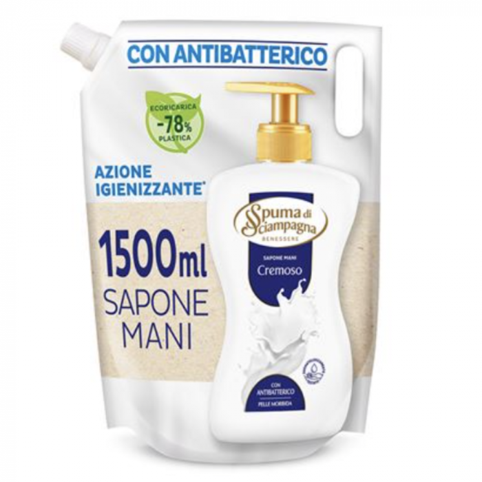 Spuma di Sciampagna Sapone Cremoso 1.5l rezerva [1]