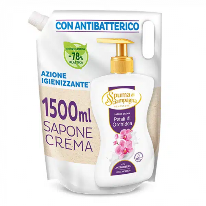 Spuma di Sciampagna Sapone Orchidea 1.5l [1]