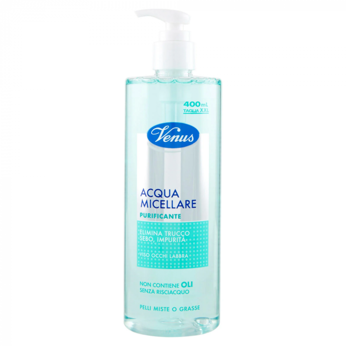 Venus Acqua Micellare Purificante Viso Occhi 400ml [1]
