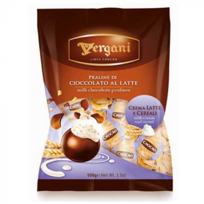 Vergani Praline Sfere Latte Cereali 100g [1]
