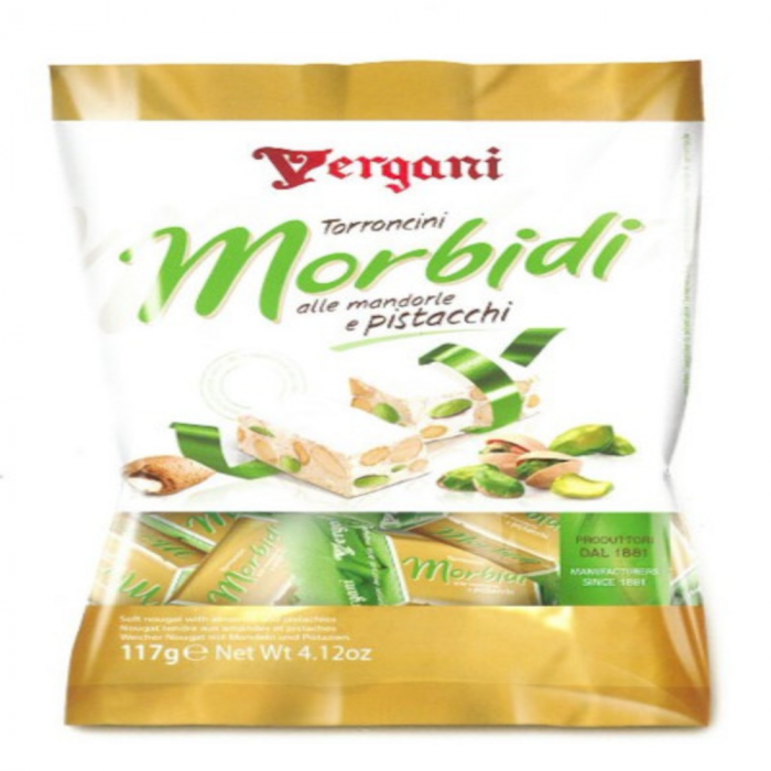 Vergani Torroncini Morbidi Mandorla Pistacchio 117g [1]