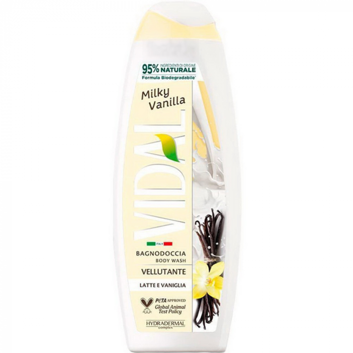 Vidal Bagno Milky Vanilla 500ml gel dus [1]