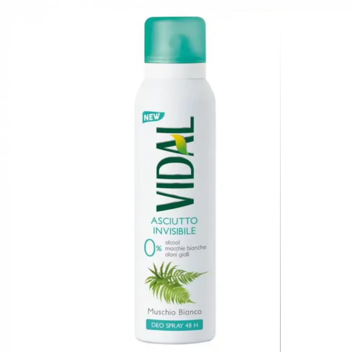 Vidal Deo Spray Muschio Bianco 150ml [1]