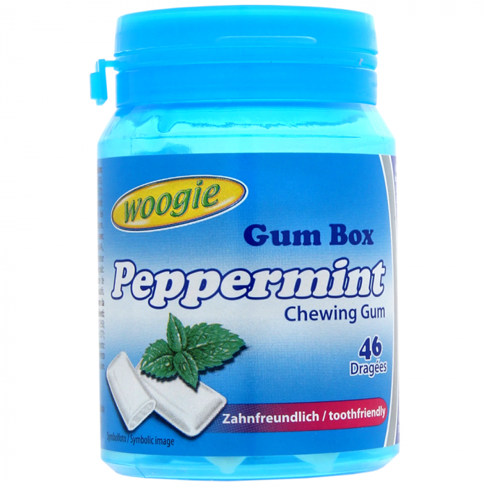 Woogie Chewing Gum Peppermint 64g [1]