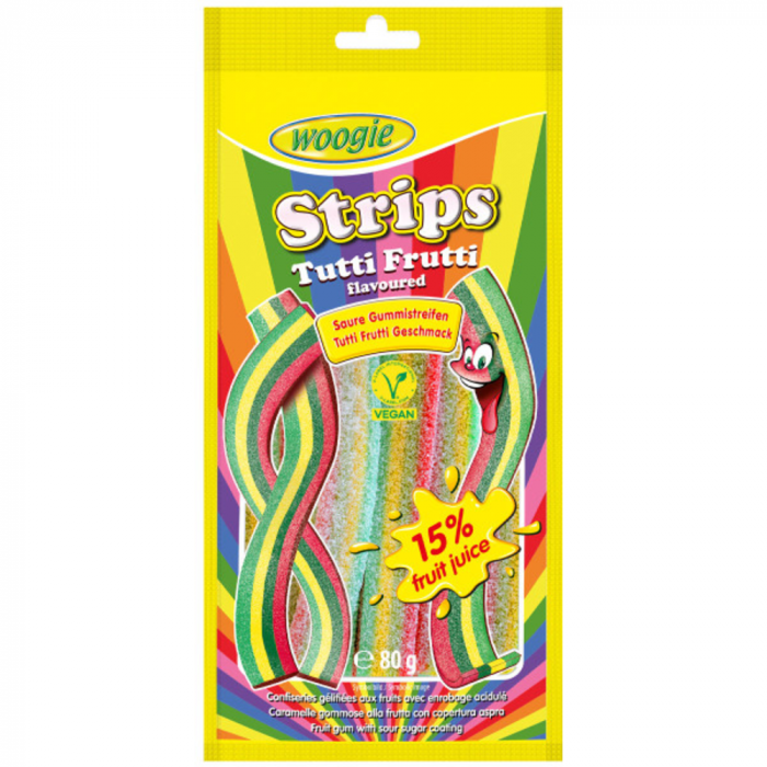 Woogie Strips Tutti Frutti 80g [1]