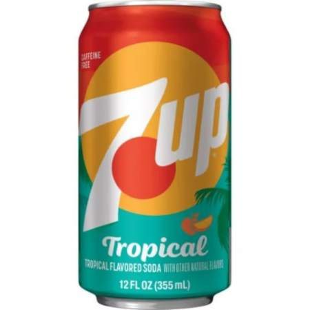 Băuturi - 7-Up Tropical USA 355ml