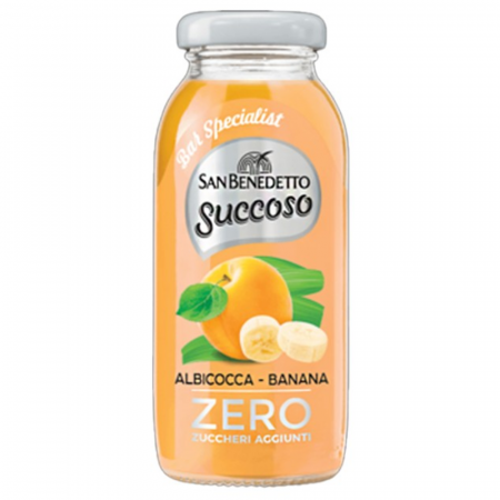 Băuturi - San Benedetto Succoso Zero Albicocca/Banana 200ml