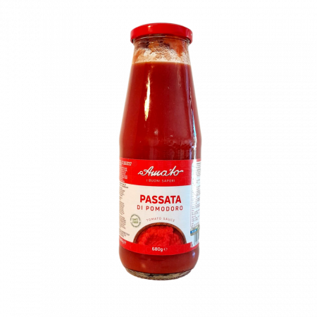 Suc de roșii, roșii decojite - Amato Passata 680g