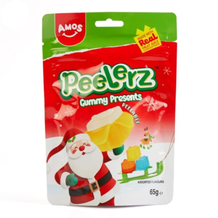 Produse Alimentare - Amos Peelerz Gummy Presents USA 65g