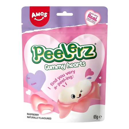 Produse Alimentare - Amos Peelerz Heart Shaped CHN 65g