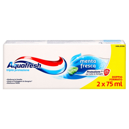 Pastă de dinți - Aquafresh Tripla Protectie 2x75ml