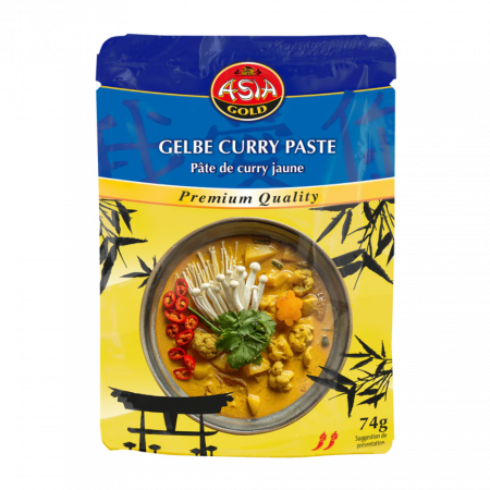 Produse Alimentare - Asia Gold Pasta de Curry Galben 74g