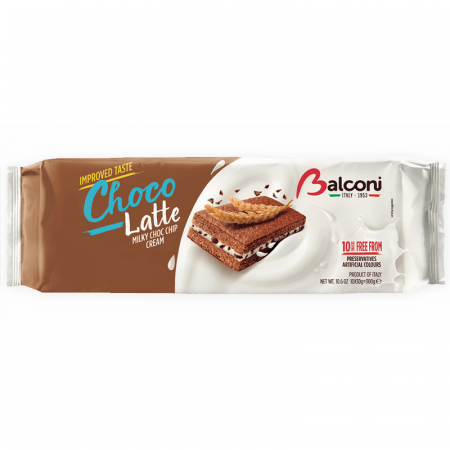 Croissante, Foitaje & Prăjiturele - Balconi Choco Latte 300g