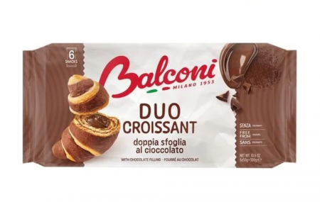 Dulciuri - Balconi Croissant Duo Cioccolato 300g
