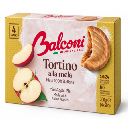 Croissante, Foitaje & Prăjiturele - Balconi Tortino cu Mere ITA 200g