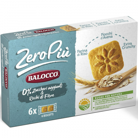 Biscuiți & Fursecuri - Balocco Zeropiu Classic 230g biscuiti fara zahar