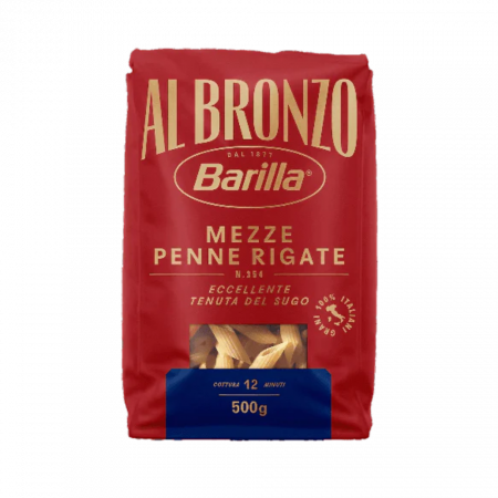 Paste Italiene - Barilla Bronzo Mezze Penne Rigate 500g