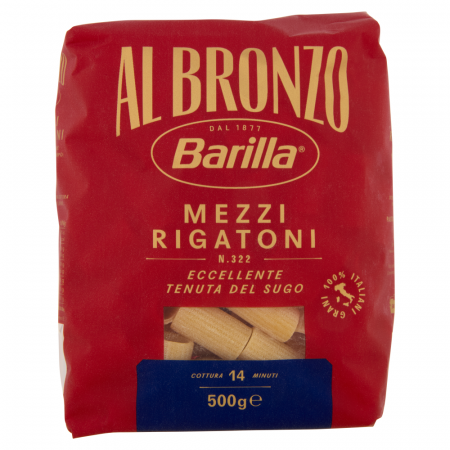 Paste Italiene - Barilla Bronzo Mezzi Rigatoni 500g