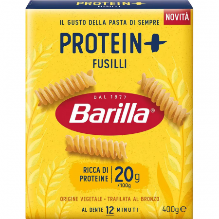 Paste Italiene - Barilla Fusilli Protein+ 400g