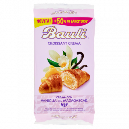 Dulciuri - Bauli Croissant Crema con Vaniglia 300g