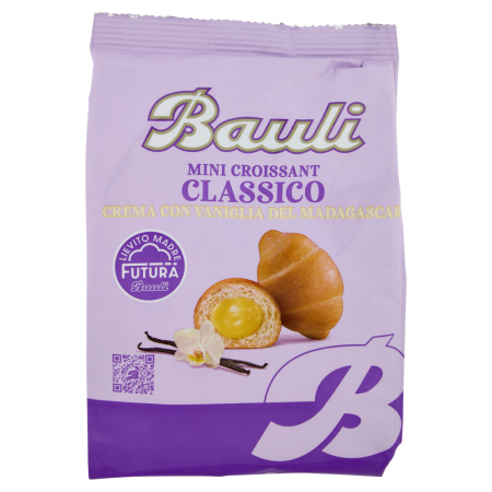 Croissante, Foitaje & Prăjiturele - Bauli Minicroissant Crema Vaniglia 75g