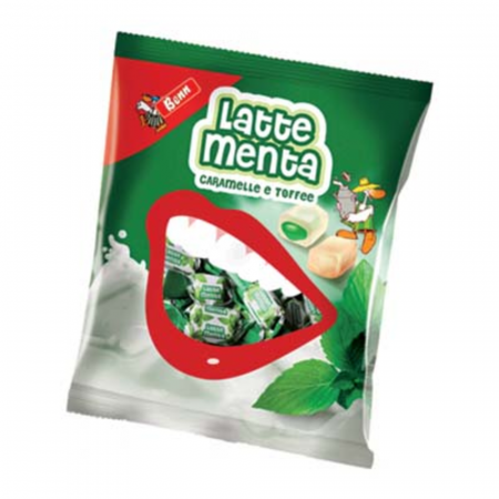 Jeleuri & Bomboane - Benn Caramelle Latte e Menta 250g