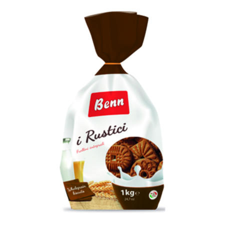 Biscuiți & Fursecuri - Benn Frollini Rustici Integrali 1kg